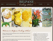 Tablet Screenshot of belpanecookingschool.com.au